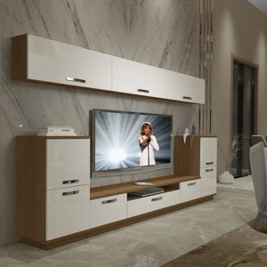 Trendstyle 9 Slm Tv Ünitesi Tv Sehpası Ceviz Beyaz