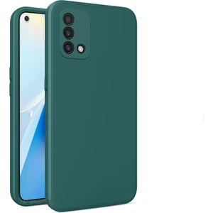 M.TK Moveteck Oppo A74 Uyumlu Kılıf Kamera Lens Korumalı Içi Kadife Silikon Iz Yapmaz Ipeksi His Liquid Renkli Yumuşak Silikon Lansman
