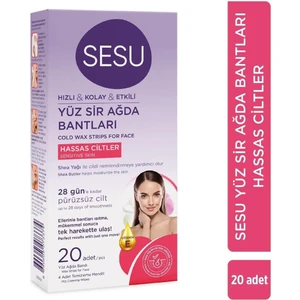 Yüz Sir Ağda Bantları Hassas Ciltler 20 Li