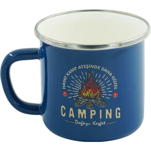 Retro Emaye Orcamp Kupa Bardak Mug