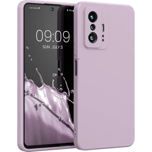 M.TK Moveteck Xiaomi Mi 11T Uyumlu Kılıf Kamera Lens Korumalı Içi Kadife Silikon Iz Yapmaz Ipeksi His Liquid Renkli Yumuşak Silikon Lansman