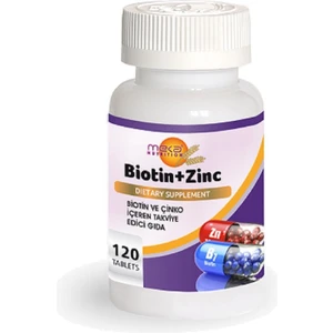 Meka Nutrition Biotin Çinko 120 Tablet
