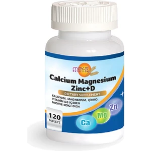 Meka Nutrition Kalsiyum Magnesyum Çinko Vitamin D3 120 Tablet
