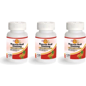Meka Nutrition Korean Red Ginseng 500 Mg 120 Tablet 3 Kutu