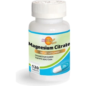 Meka Nutrition Meka Nutiriton Magnezyum Sitrat 120 Tablet
