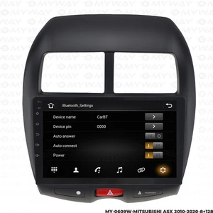 Mıtsubıshı Asx Android Carplay Multimedya Navigasyon Ekran Teyp 8GB+128GB