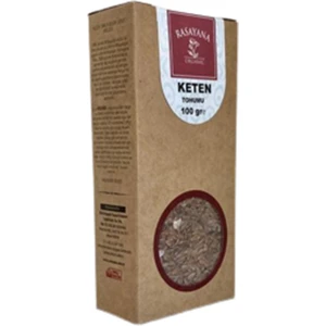 Organik Keten Tohumu Kahverengi 100 Gr