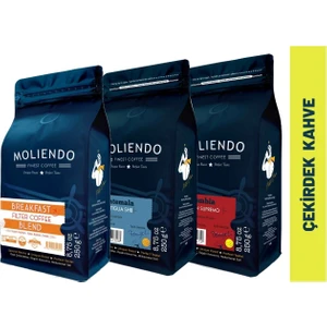 Moliendo Popüler Filtre Kahve Avantaj Paketi (Çekirdek Kahve) 3*250 g