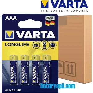 80 Adet Varta Alkaline Longlife AAA İnce Pil