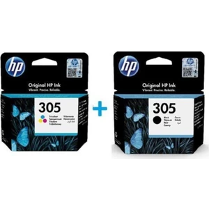 Hp 305 Siyah 3YM61AE + Hp 305 Renkli 3YM60AE Avantaj Paketkartuş Seti