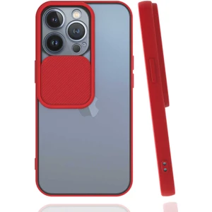 Kip GSM Apple iPhone 13 Pro Kılıf Kamera Lens Korumalı Sürgülü Slayt Kılıf