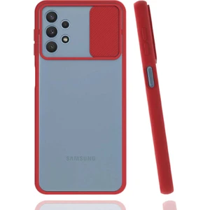 Kip GSM Samsung Galaxy A32 4g Kılıf Kamera Lens Korumalı Sürgülü Slayt Kılıf