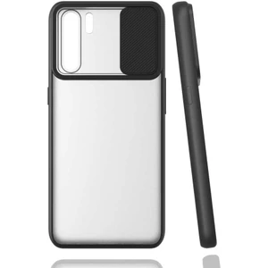 Kip GSM Oppo Reno 3 Kılıf Kamera Lens Korumalı Sürgülü Slayt Kılıf