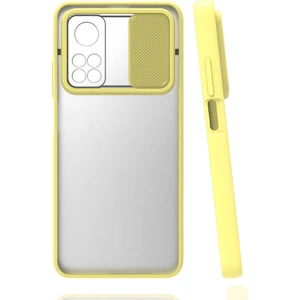 Kip GSM Xiaomi Mi 10T 5g Kılıf Kamera Lens Korumalı Sürgülü Slayt Kılıf
