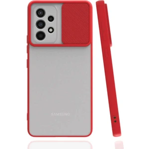 Kip GSM Samsung Galaxy A73 Kılıf Kamera Lens Korumalı Sürgülü Slayt Kılıf