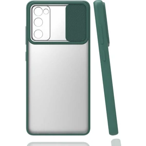 Kip GSM Samsung Galaxy S20 Fe Kılıf Kamera Lens Korumalı Sürgülü Slayt Kılıf