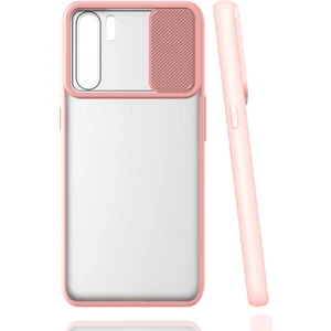 Kip GSM Oppo Reno 3 Kılıf Kamera Lens Korumalı Sürgülü Slayt Kılıf