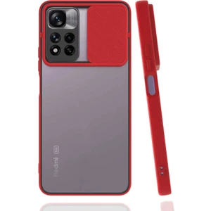 Kip GSM Xiaomi Redmi Note 11 Pro Plus 5g Kılıf Kamera Lens Korumalı Sürgülü Slayt Kılıf