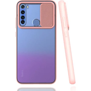 Kip GSM Xiaomi Redmi Note 8 Kılıf Kamera Lens Korumalı Sürgülü Slayt Kılıf