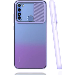 Kip GSM Xiaomi Redmi Note 8 Kılıf Kamera Lens Korumalı Sürgülü Slayt Kılıf