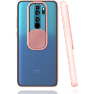 Kip GSM Xiaomi Redmi Note 8 Pro Kılıf Kamera Lens Korumalı Sürgülü Slayt Kılıf