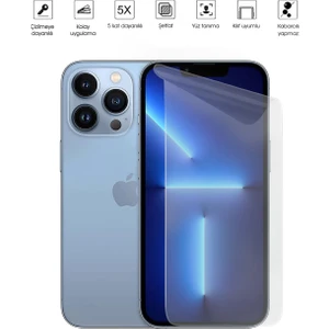 Kip GSM Apple iPhone 13 Pro Ekran Koruyucu Tam Kaplayan Esnek Kırılmaz Nano Temperli