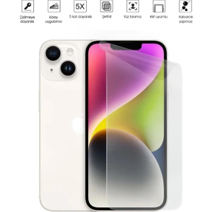 Kip GSM Apple iPhone 14 Ekran Koruyucu Tam Kaplayan Esnek Kırılmaz Nano Temperli