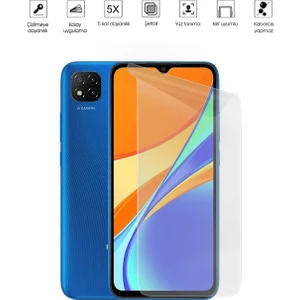 Kip GSM Xiaomi Redmi 9c Ekran Koruyucu Tam Kaplayan Esnek Kırılmaz Nano Temperli