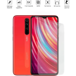 Kip GSM Xiaomi Redmi Note 8 Pro Ekran Koruyucu Tam Kaplayan Esnek Kırılmaz Nano Temperli