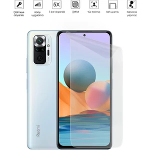 Kip GSM Xiaomi Redmi Note 10 Pro Ekran Koruyucu Tam Kaplayan Esnek Kırılmaz Nano Temperli