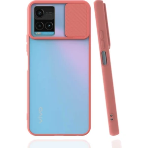 Kip GSM Vivo Y33S Kılıf Kamera Lens Korumalı Sürgülü Slayt Kılıf
