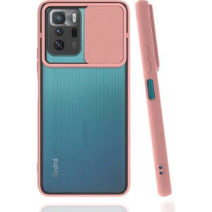 Kip GSM Xiaomi Poco X3 Gt Kılıf Kamera Lens Korumalı Sürgülü Slayt Kılıf
