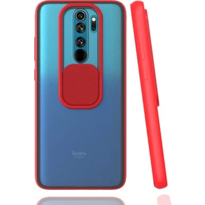 Kip GSM Xiaomi Redmi Note 8 Pro Kılıf Kamera Lens Korumalı Sürgülü Slayt Kılıf