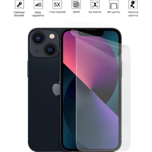 Kip GSM Apple iPhone 13 Mini Ekran Koruyucu Tam Kaplayan Esnek Kırılmaz Nano Temperli