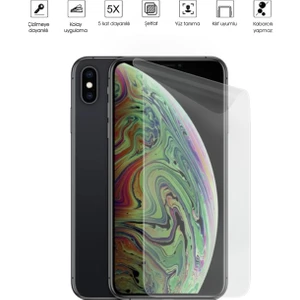 Kip GSM Apple iPhone Xs Max 6.5 Ekran Koruyucu Tam Kaplayan Esnek Kırılmaz Nano Temperli