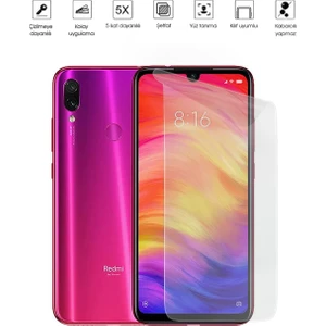 Kip GSM Xiaomi Redmi Note 7 Ekran Koruyucu Tam Kaplayan Esnek Kırılmaz Nano Temperli