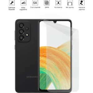Kip GSM Samsung Galaxy A33 5g Ekran Koruyucu Tam Kaplayan Esnek Kırılmaz Nano Temperli