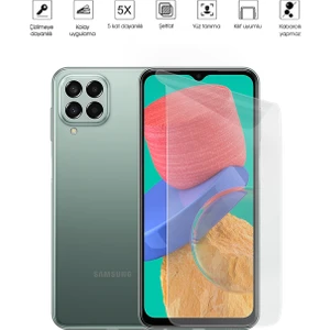Kip GSM Samsung Galaxy M33 Ekran Koruyucu Tam Kaplayan Esnek Kırılmaz Nano Temperli