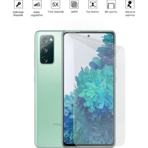 Kip GSM Samsung Galaxy S20 Fe Ekran Koruyucu Tam Kaplayan Esnek Kırılmaz Nano Temperli