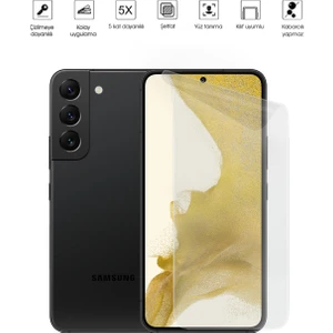 Kip GSM Samsung Galaxy S22 Ekran Koruyucu Tam Kaplayan Esnek Kırılmaz Nano Temperli