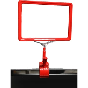 2M Raf Mandallı A5 Etiketlik 4'lü Kırmızı