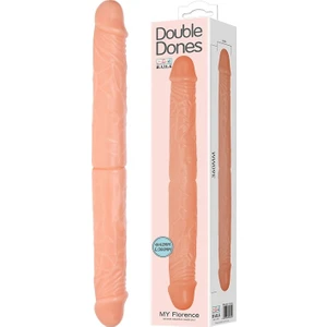 Double Dong 36 cm Çift Taraflı Kıkırdaklı Penis Anal Vajinal Dildo