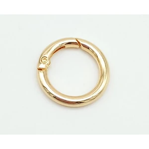 Angel Çanta Aksesuar 2 cm Light Gold Yaylı Halka