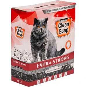 Clean Ekstra Güçlü Aktif Karbonlu Ince Taneli Kedi Kumu 10 Lt