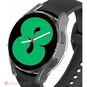 Galaxy Watch 5 44 mm Ekran Koruyucu & Kasa Koruma 360° Full Body Darbe Emici Tüm Gövde Tam Koruma