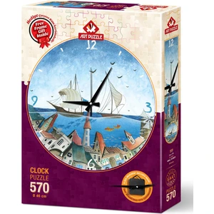 Art Puzzle Su Şehri 570 Parça Saat Puzzle