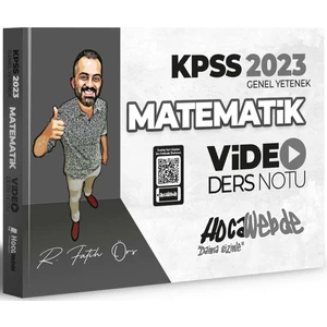 Hocawebde Yayınları KPSS 2023 Matematik Video Ders Notu