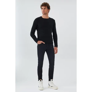 Lee Cooper Holden Erkek O Yaka Kazak Siyah