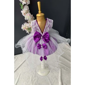 Mnk Baby Sırt Fiyonklu Kız Bebek Mevlütlük Elbise PNPN147