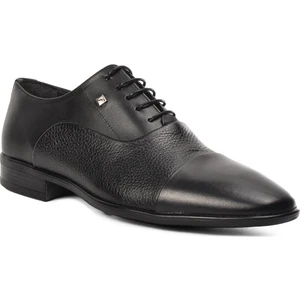 2805 Siyah Hakiki Deri Erkek Klasik Ayakkabı